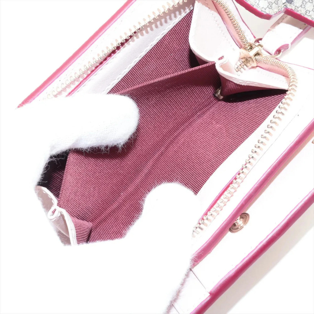 Gucci x Yuko Higuchi Collaboration Double G Bicolor Small Wallet Leather GG S... - Picture 6 of 8